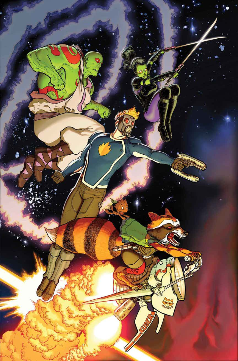 Image: Marvel Comics; All-New Guardians Of The Galaxy #1 cover by Aaron Kuder and Ive Svorcina
